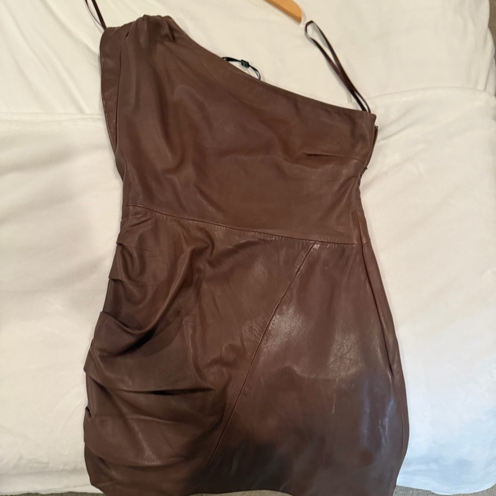 Lamarque Corey One-Shoulder Mini Dress - Picture 3 of 5